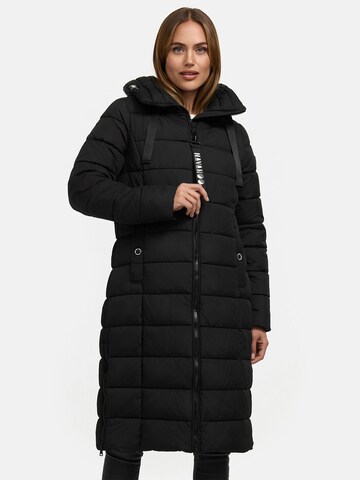 NAVAHOO Wintermantel 'N036 ' in Zwart: voorkant