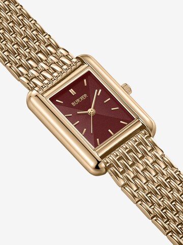 BURKER WatchesAnalogni sat 'Olivia Gold Burgundy' - zlatna boja