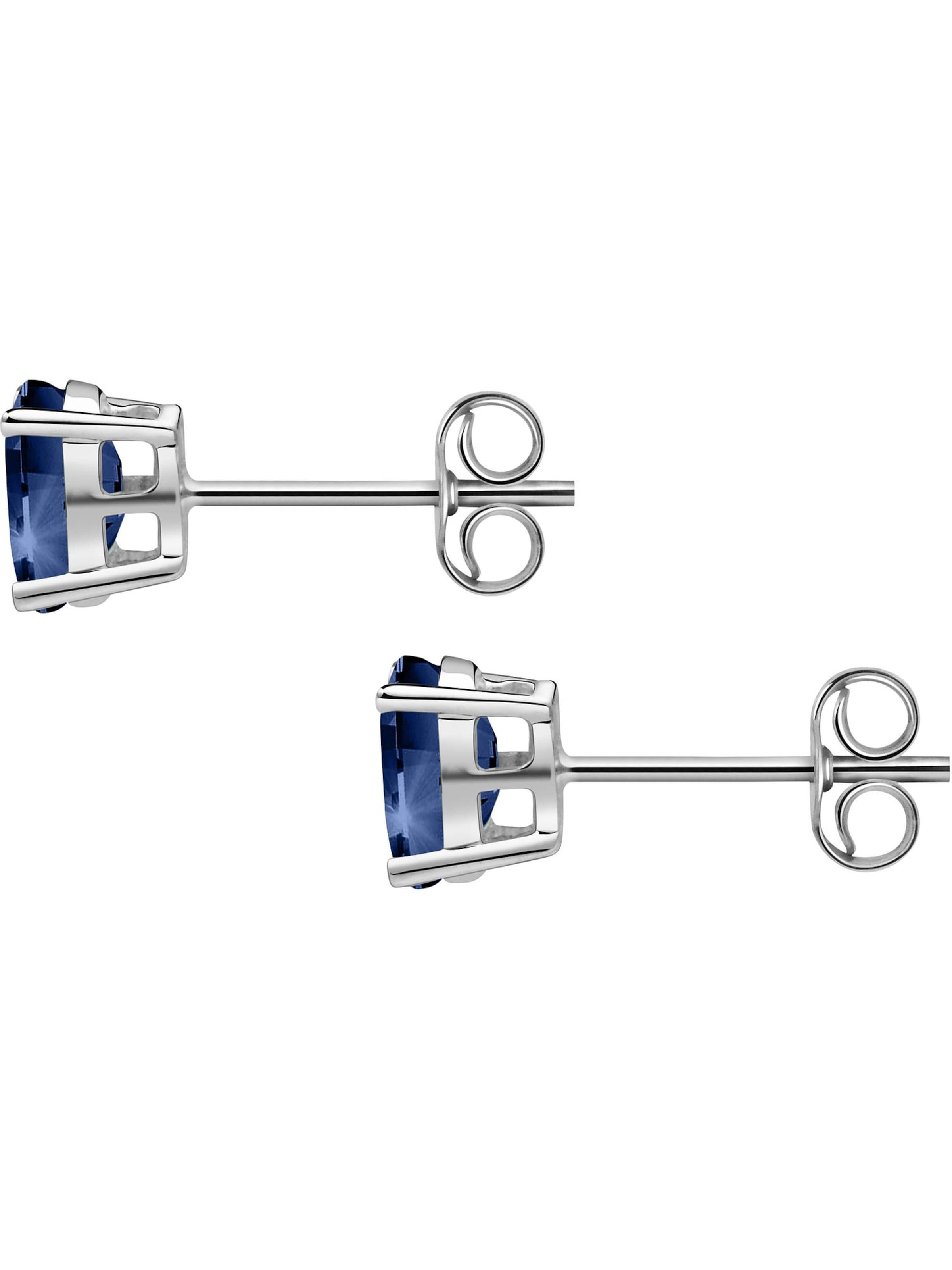 CHRIST Ohrringe in Blau