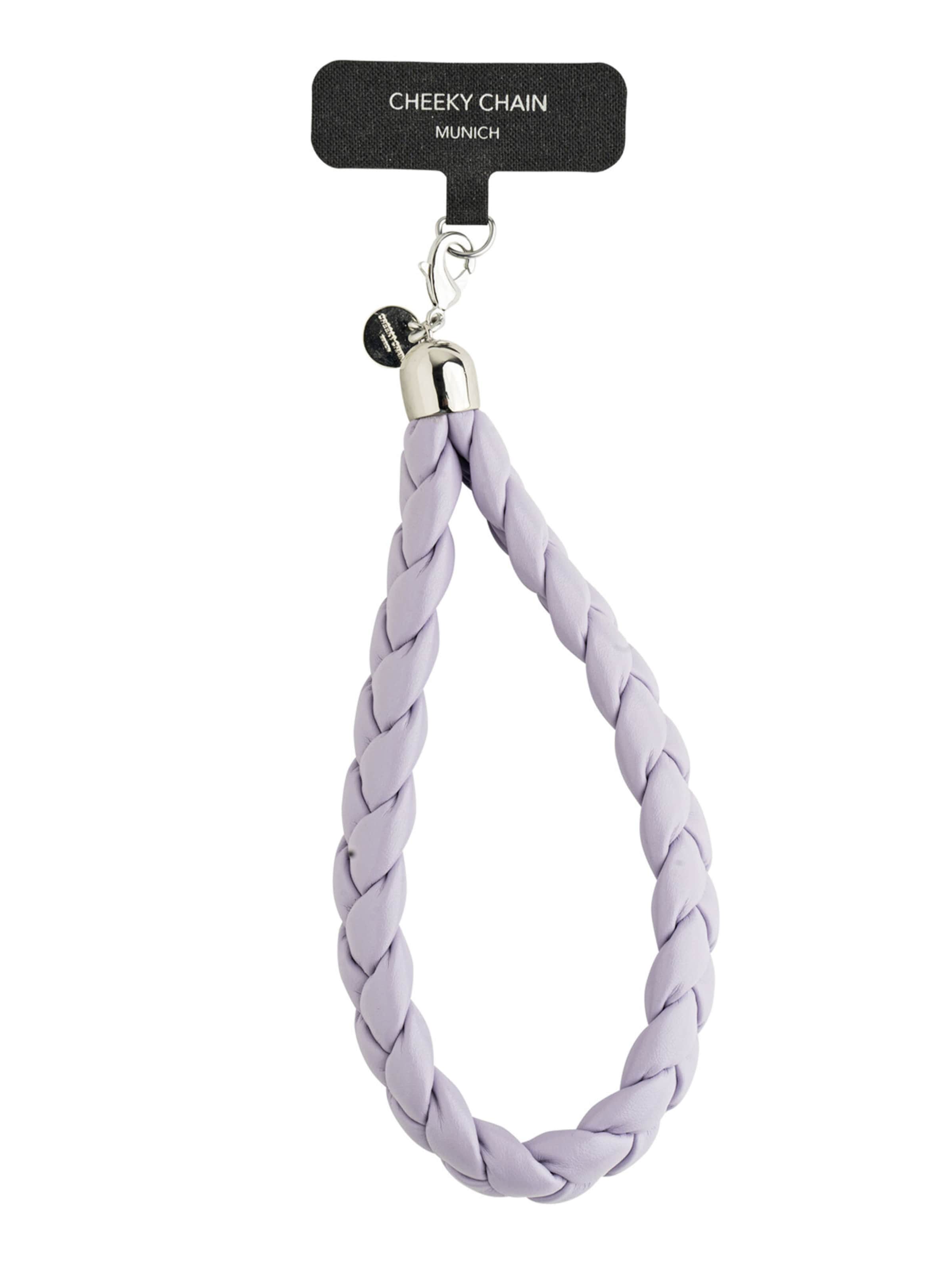 Protection pour smartphone 'Heidi' Cheeky Chain Munich en violet : devant