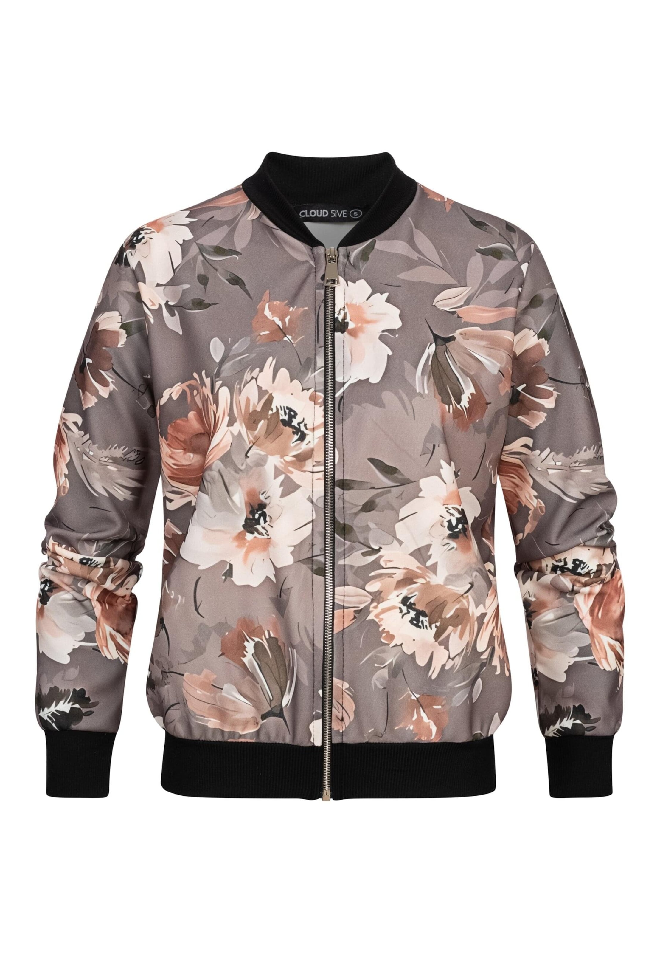 Cloud5ive Přechodná bunda – hnědá: přední strana