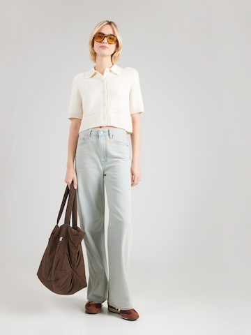 LEVI'S ® Široke hlačnice Kavbojke 'RIBCAGE' | modra barva