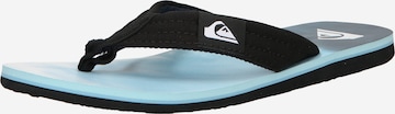 QUIKSILVER - Sandalias de dedo 'MOLOKAI' en negro: frente