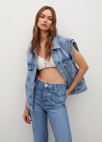 MANGO Regular Jeans 'ANGY' in Blau