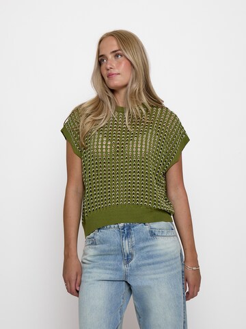Gilet 'Raina' Peppercorn en vert