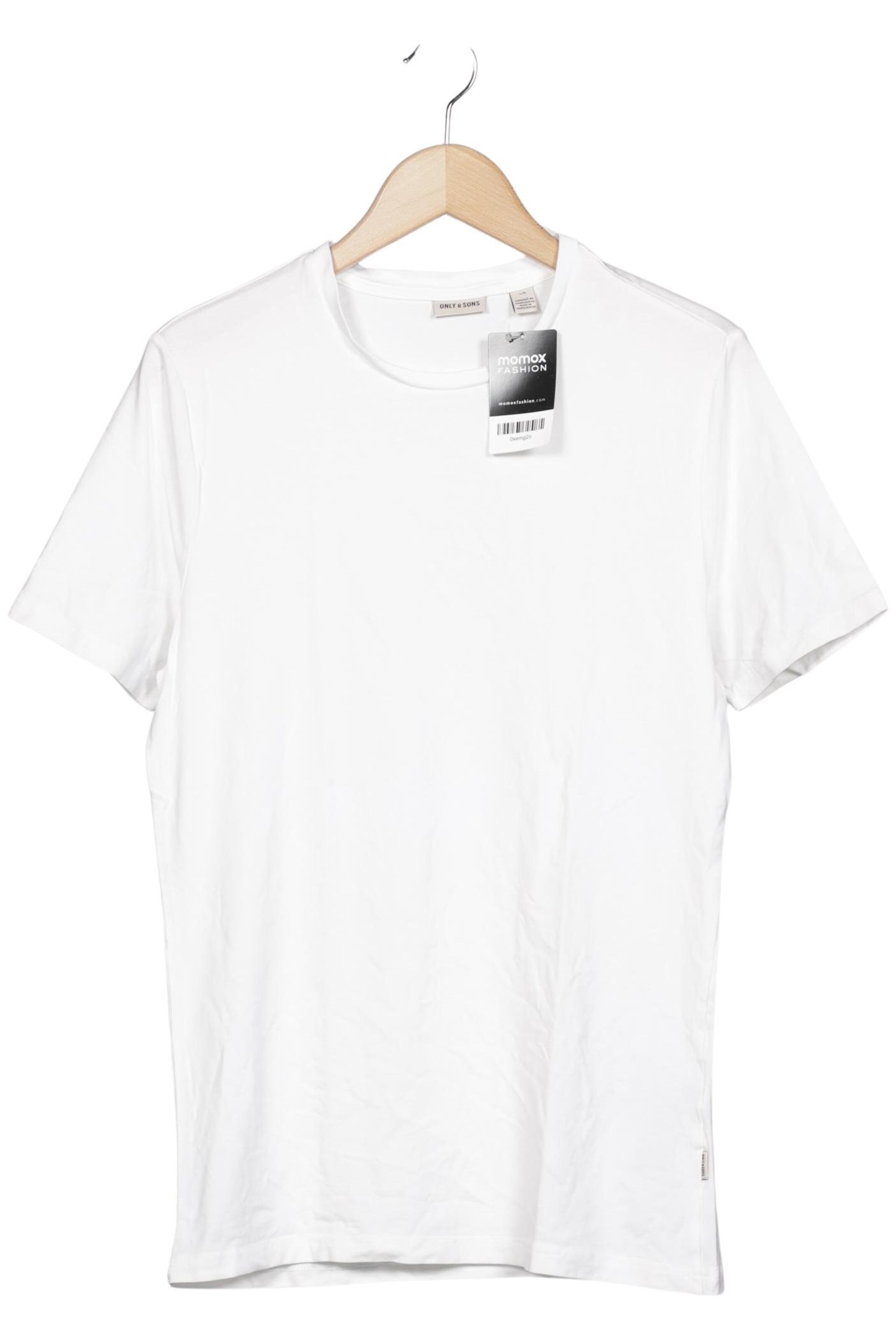 Only & Sons Shirt in L in White: front