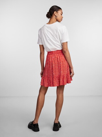 PIECES Skirt 'NYA' in Red