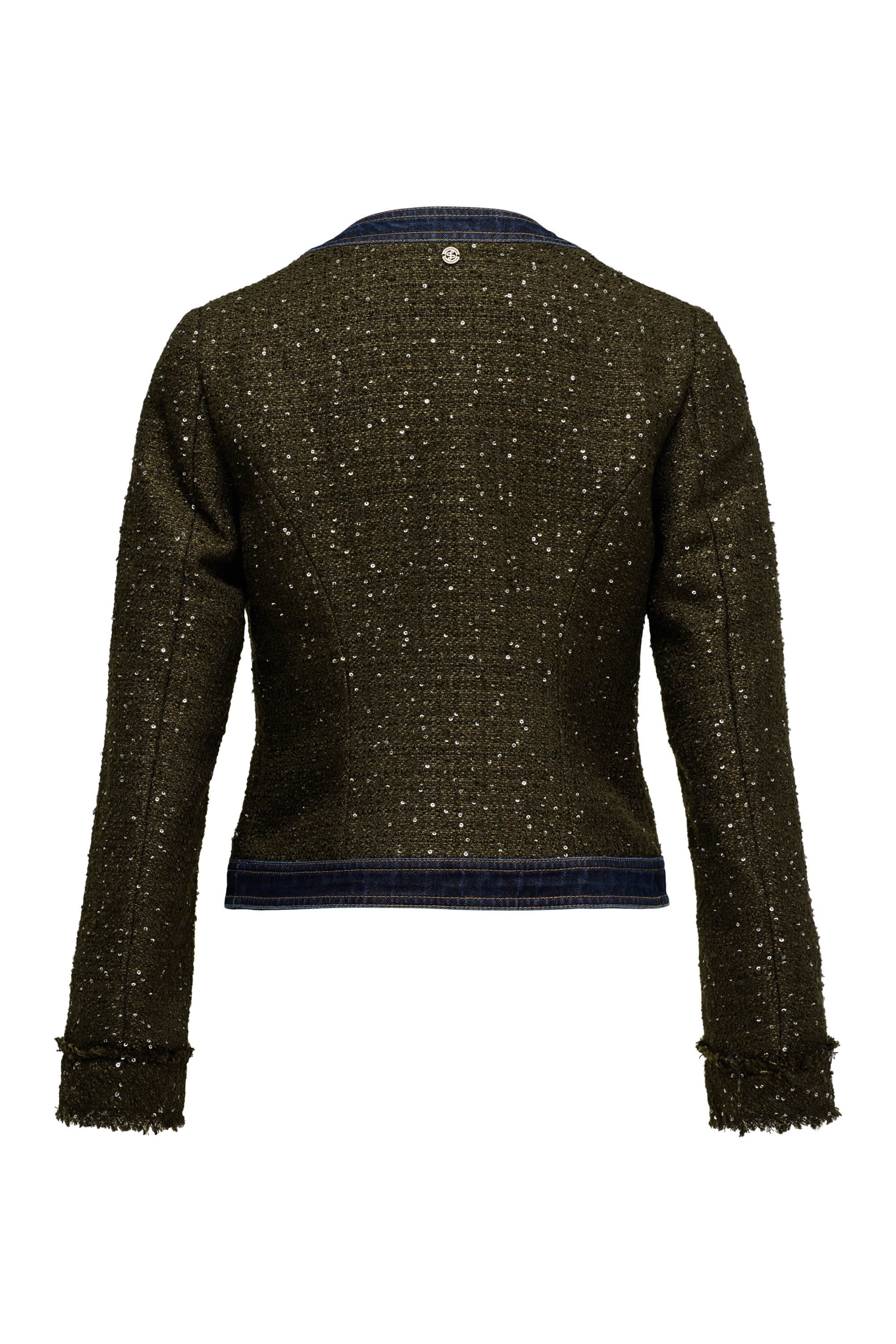 Salsa Jeans Tussenjas in Groen