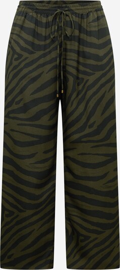 Pantaloni 'ZIAKASH' Lauren Ralph Lauren Plus pe oliv / negru, Vizualizare produs