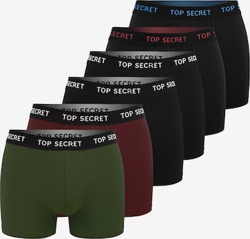 Boxers Top Secret en mélange de couleurs : devant