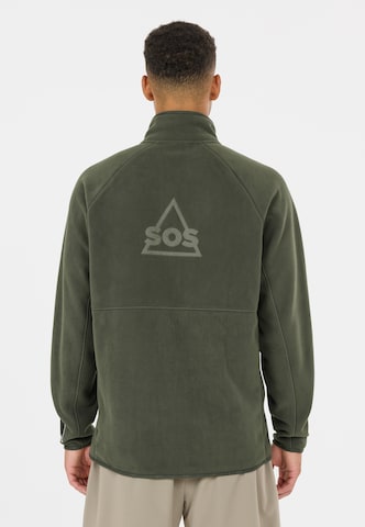 SOS Funktionele fleece-jas 'Munson' in Groen