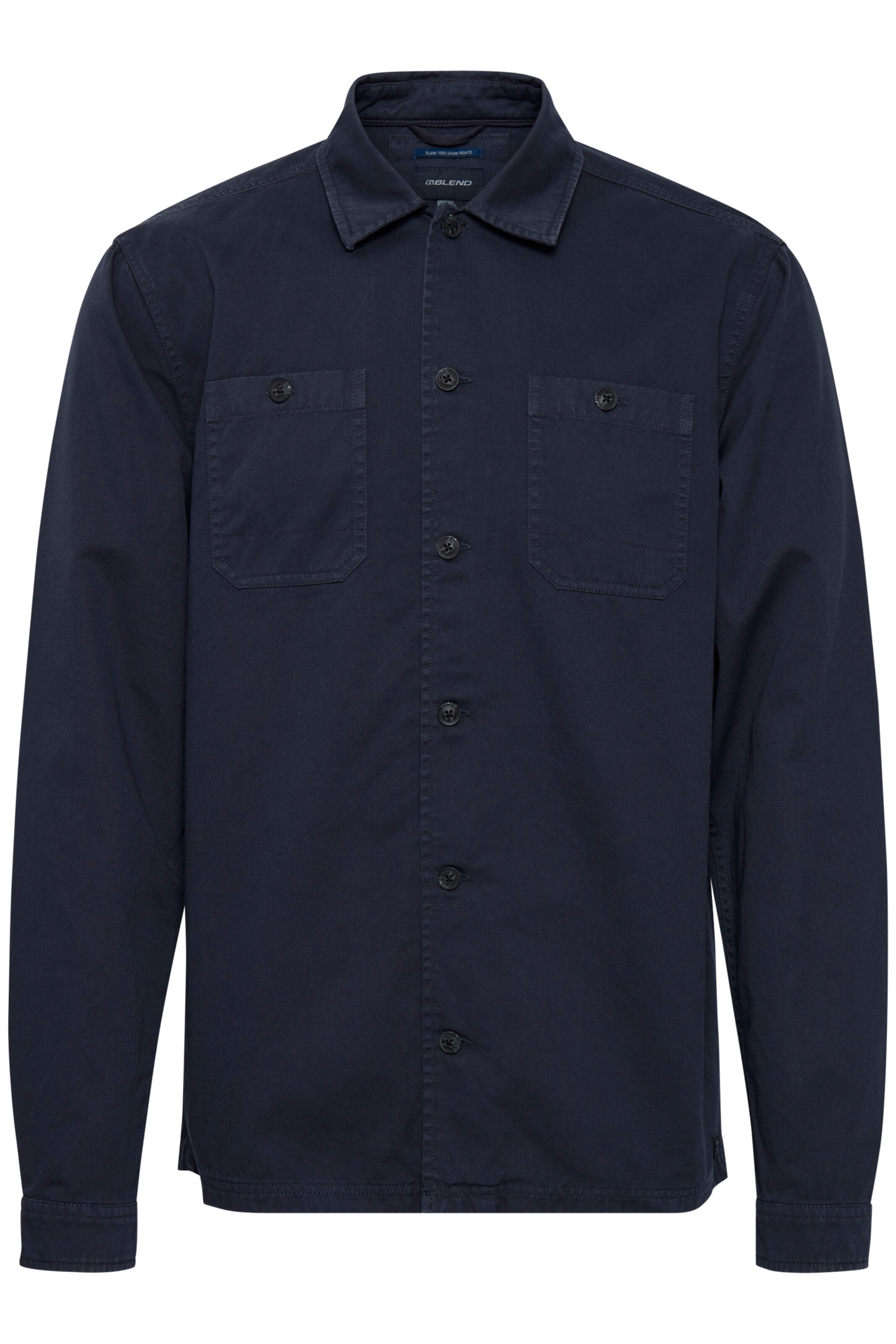 BLEND Comfort Fit Hemd 'AVINO' in Blau: Vorderseite