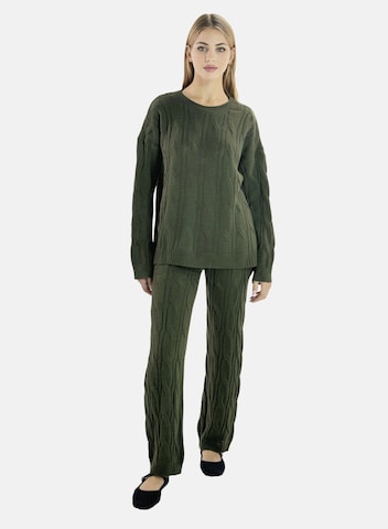 Felpa di Elara in verde: frontale