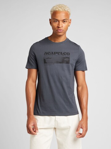 s.Oliver - Camiseta en gris: frente