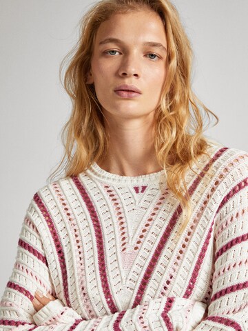 Pullover 'GINNY' di Pepe Jeans in bianco