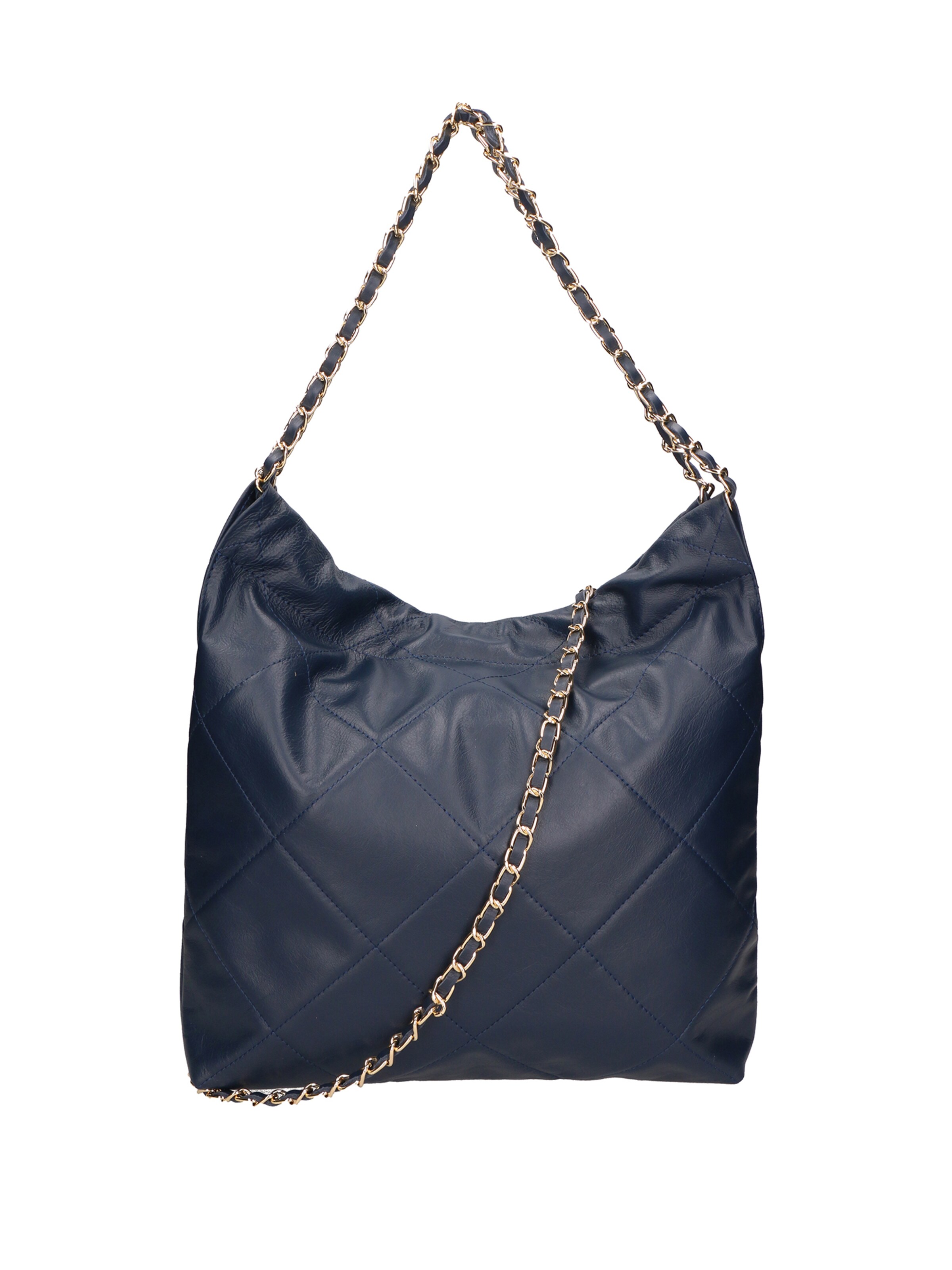 Borsa a spalla di Gave Lux in blu: frontale