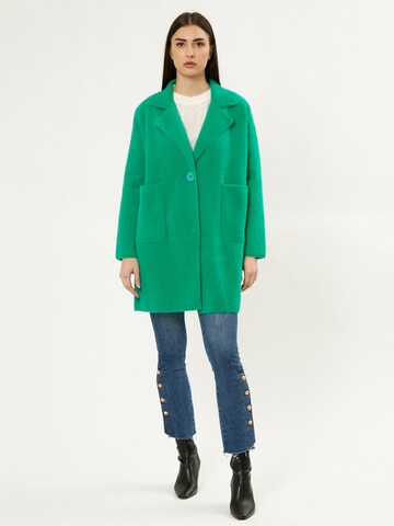 Manteau mi-saison Influencer en vert