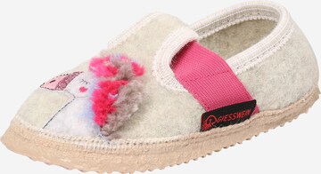 GIESSWEIN Slipper 'Trabening Einhorn' in Beige: front