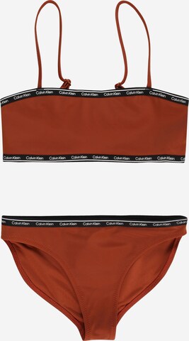 Calvin Klein Swimwear Bikini in Red: front