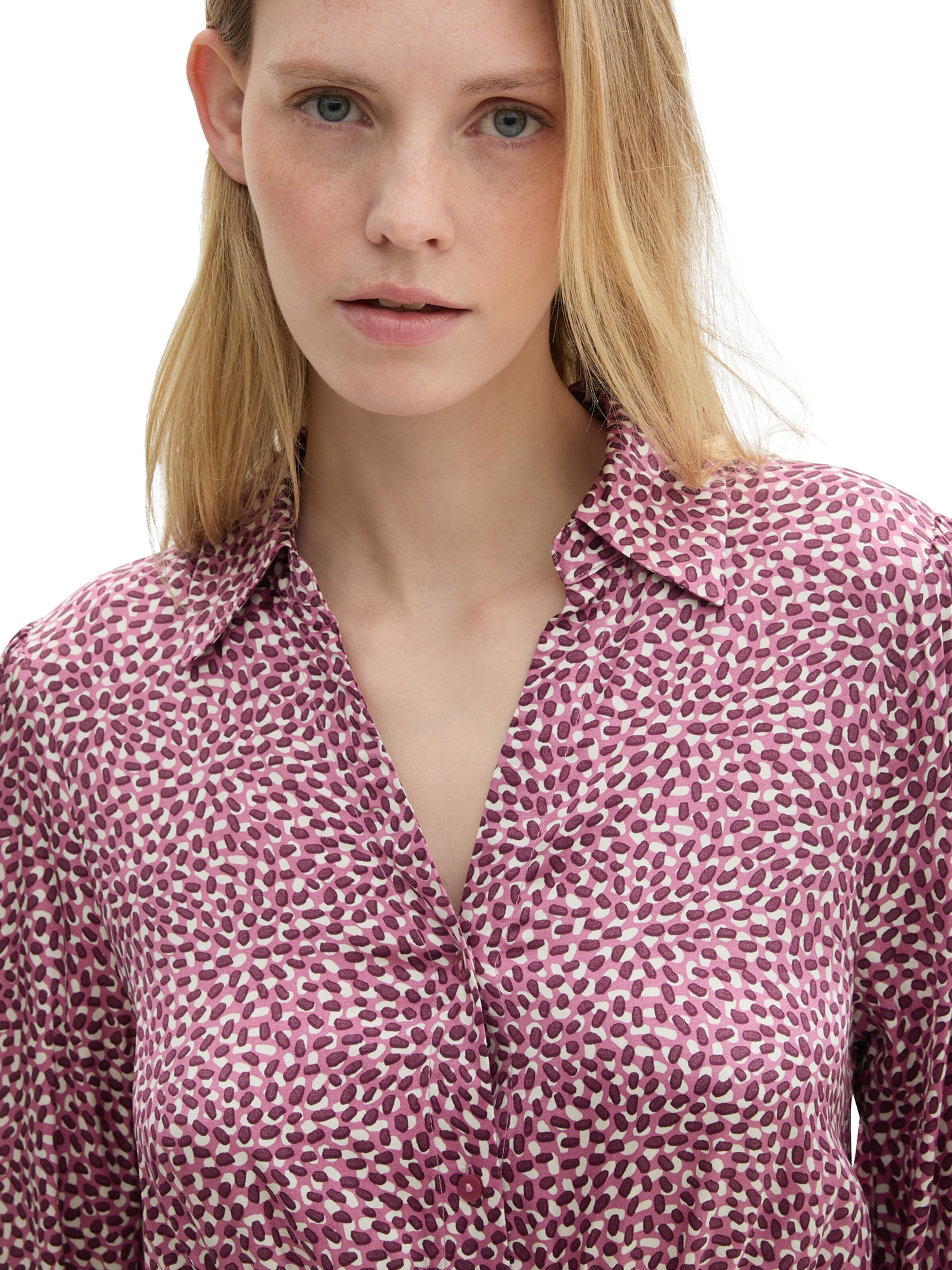 TOM TAILOR Blusekjole i lilla