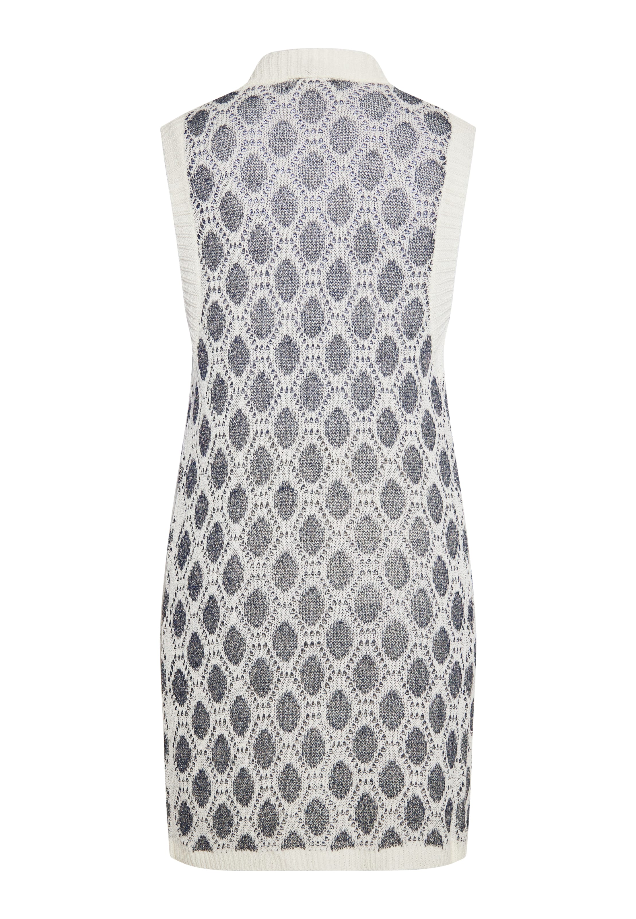 usha FESTIVAL Плетен елек в бяло