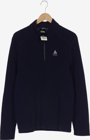 ODLO Sweatshirt & Zip-Up Hoodie in L in Blue: front