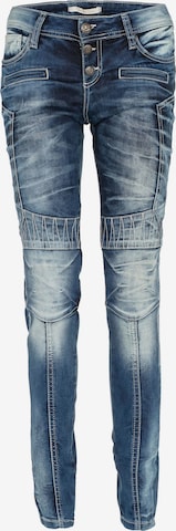 CIPO & BAXX Slim fit Jeans 'Zigzag 2' in Blue: front