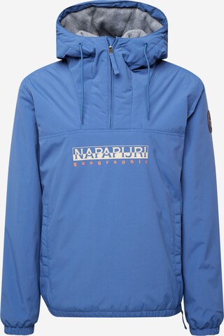 NAPAPIJRI Between-Season Jacket 'AVERGREEN' in Blue: front