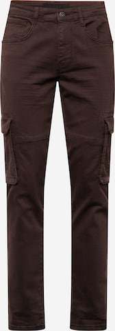 BLEND Regular Cargo Jeans in Brown: front