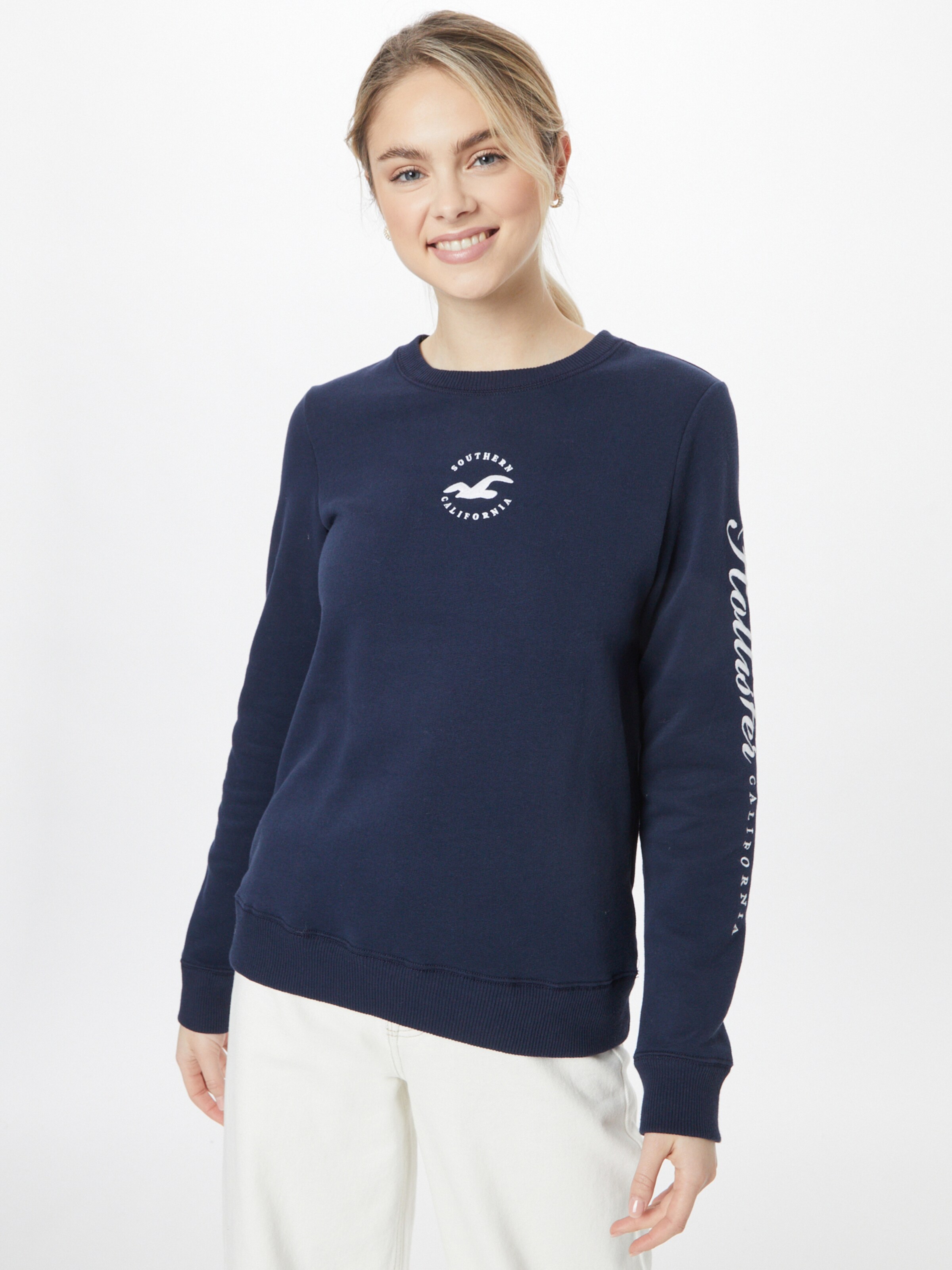 Frauen Sweat HOLLISTER Sweatshirt in Navy - UW48417 Frauen Sweat HOLLISTER Sweatshirt in Navy - UW48417