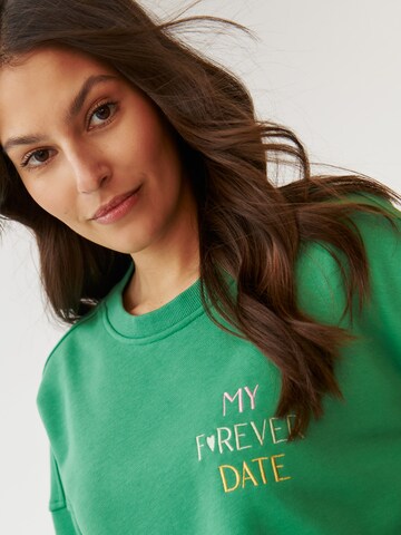 TATUUM - Sweatshirt 'Ginger' em verde