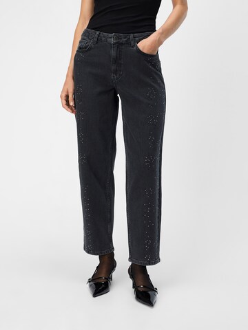 OBJECT Loosefit Jeans 'Moji Zasha' in Zwart: voorkant
