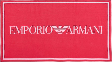 Emporio Armani Beach Towel in Pink: front