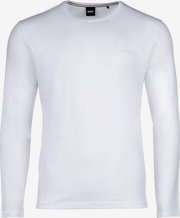 T-Shirt BOSS en blanc : devant
