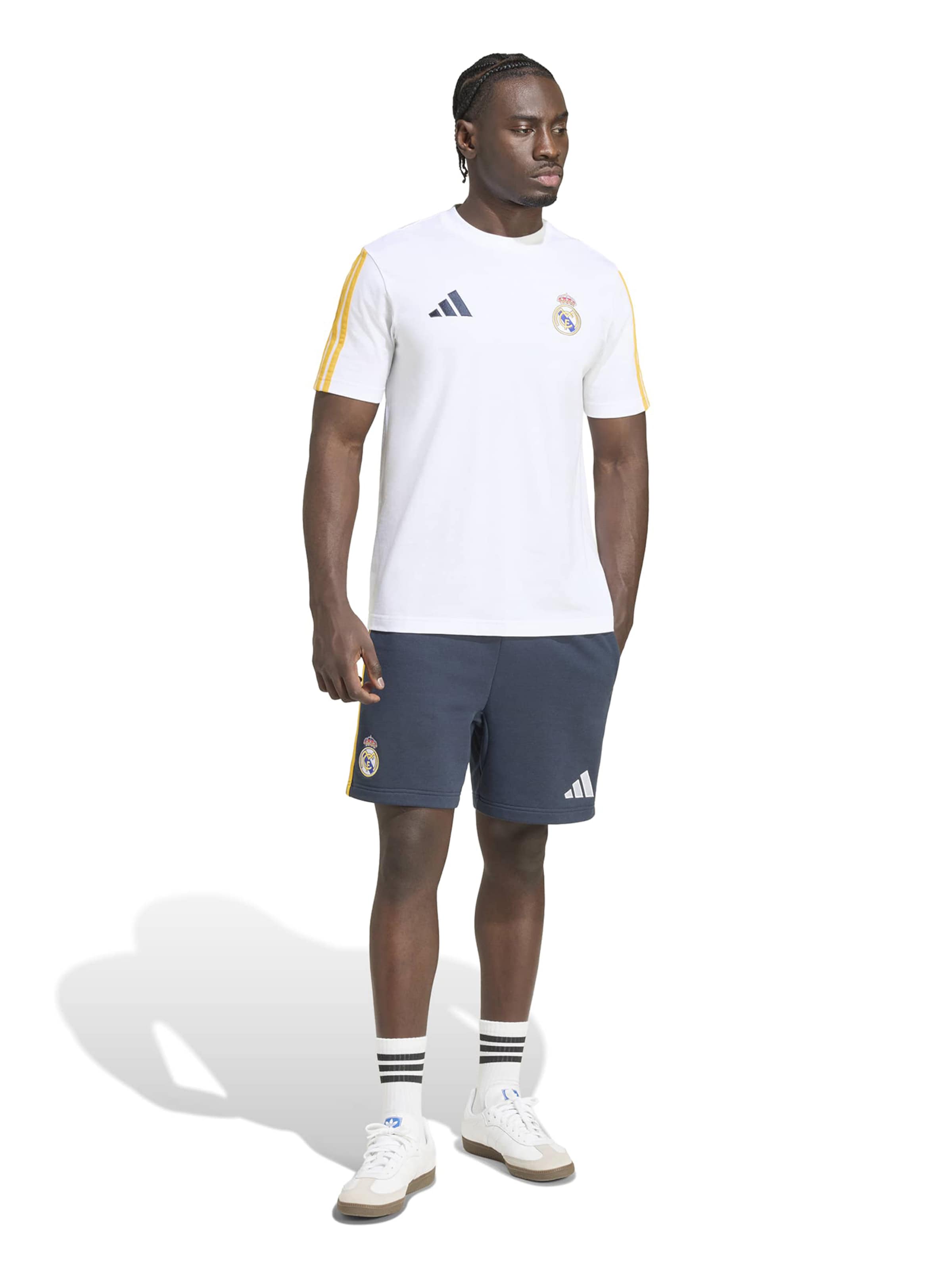 ADIDAS PERFORMANCE Λειτουργικό μπλουζάκι 'REAL DNA' σε λευκό