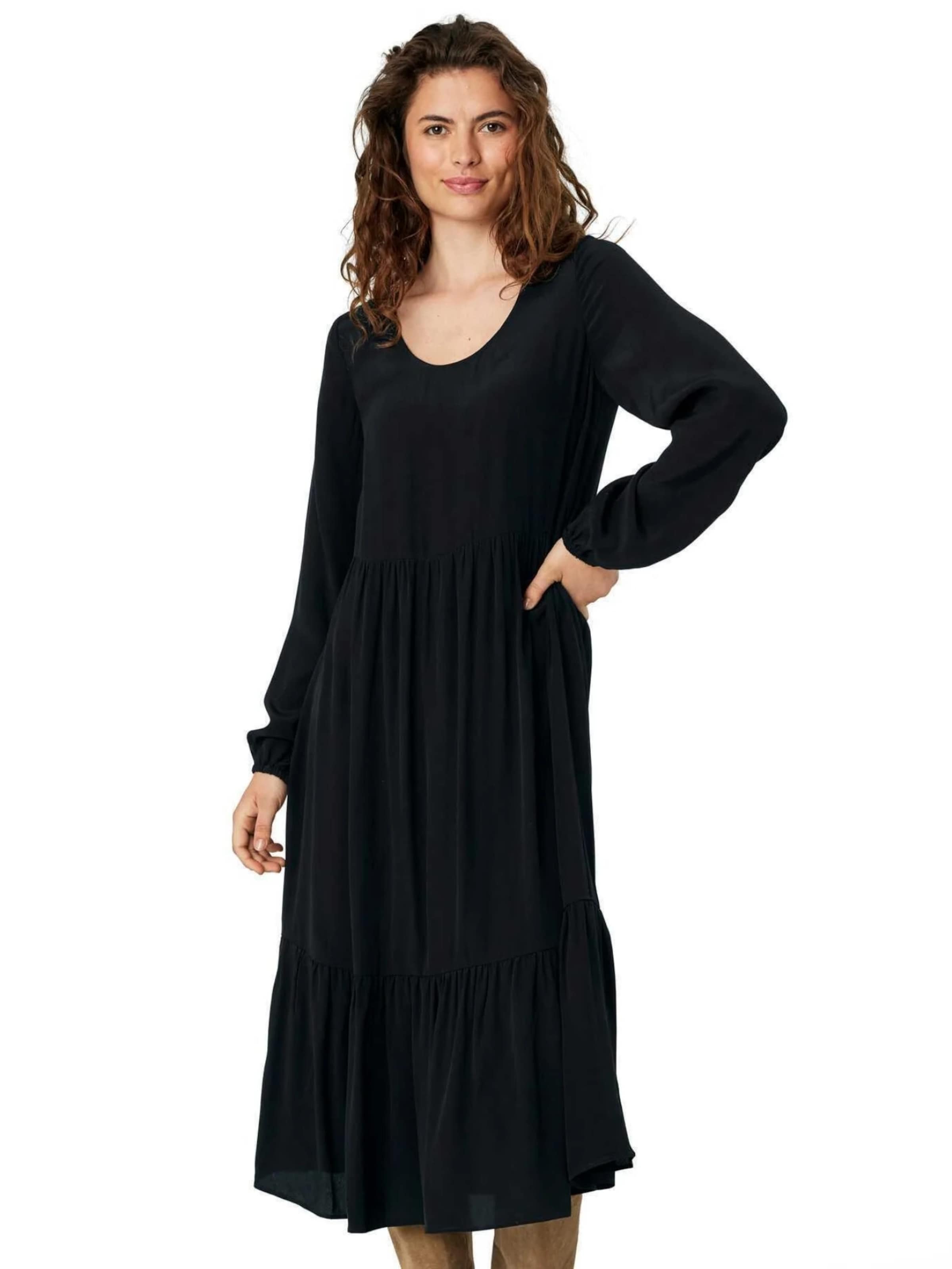 Noa Noa Šaty ' RosildaNN Dress ' – černá: přední strana