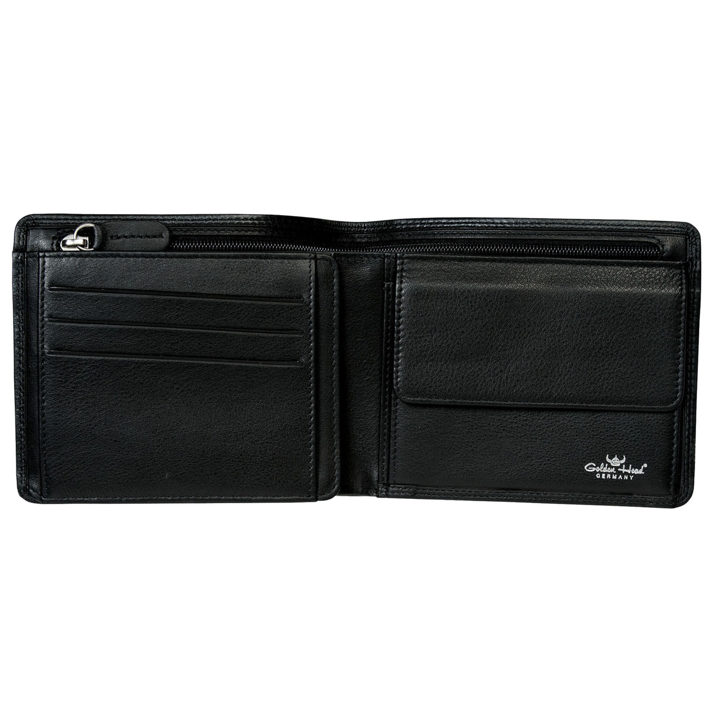 Porte-monnaies 'Polo' GOLDEN HEAD en noir