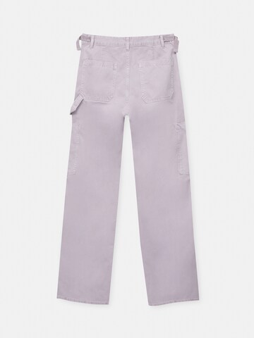 Pull&Bear Regular Jeans in Purple