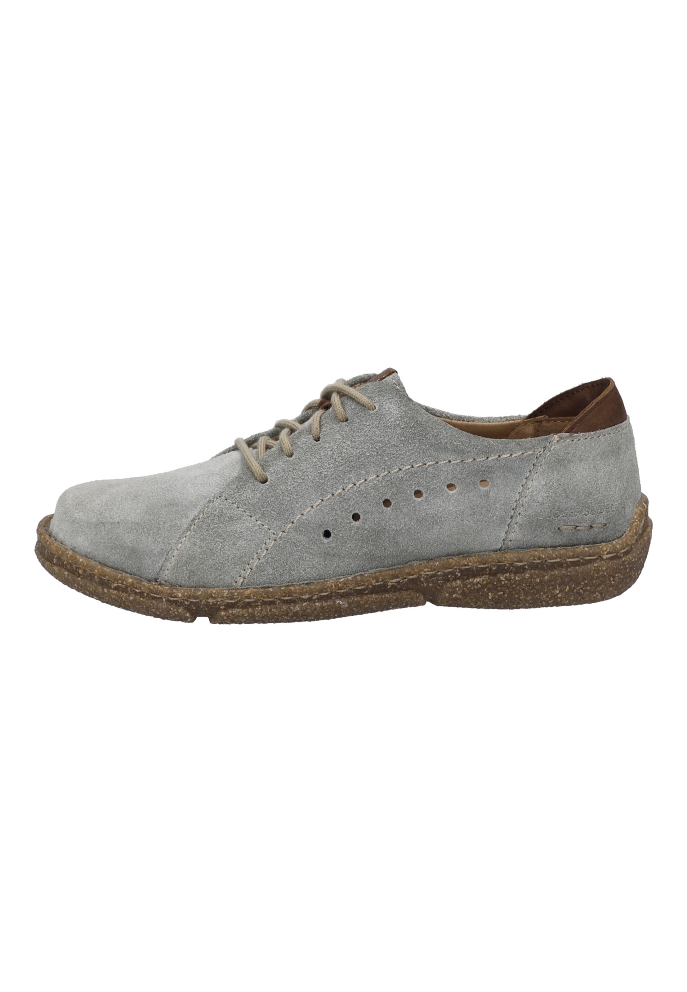 JOSEF SEIBEL Lace-up shoe 'Neele 67' in Grey: front