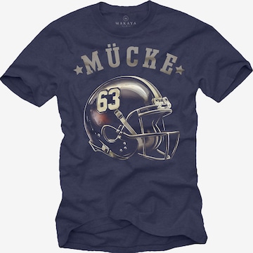 MAKAYA Shirt in Blue: front