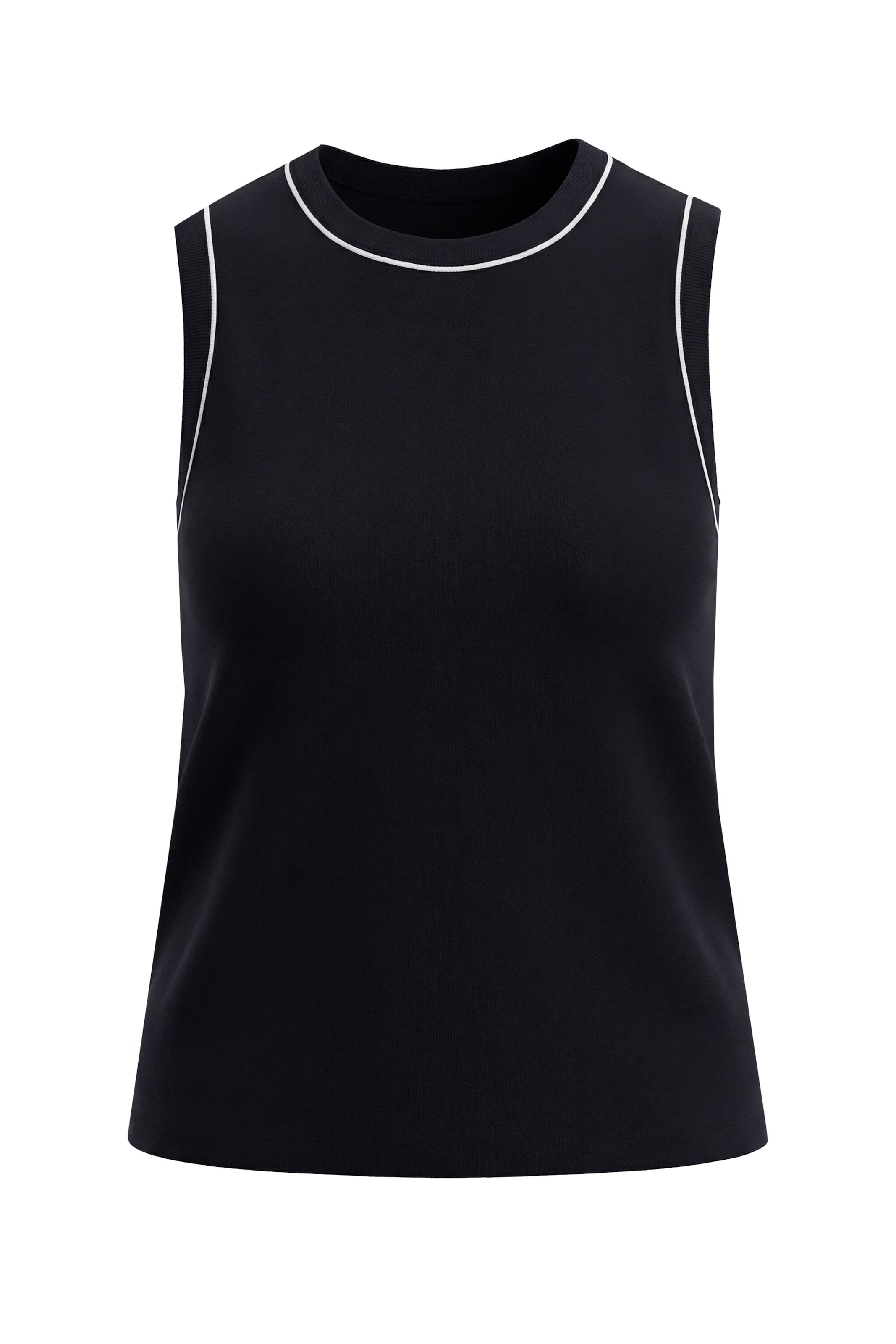 Angel of Style Top in Black: front