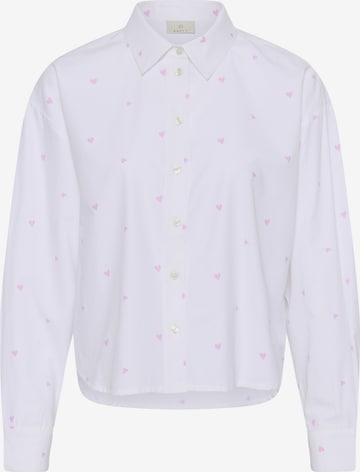 Kaffe Bluse 'KAGiulia' i hvid: forside