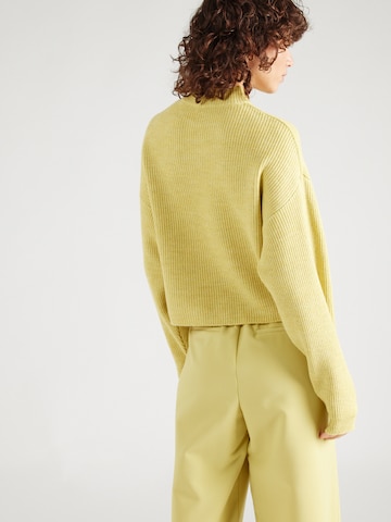 ABOUT YOU Sweater 'Asya' in Yellow
