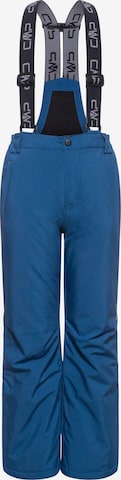 CMP Regular Workout Pants 'Salopette' in Blue: front