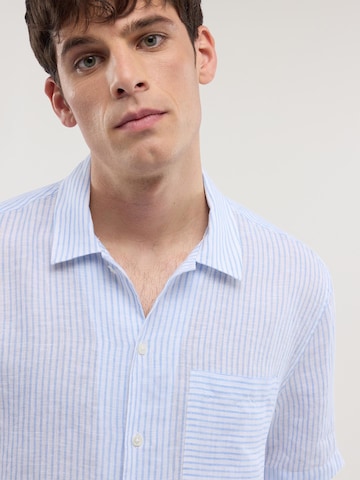 Trussardi Regular fit Button Up Shirt in Blue