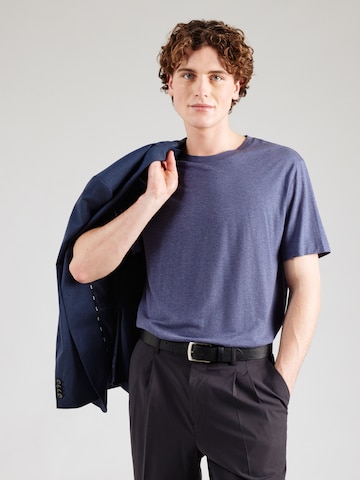 T-Shirt 'P-Tessler' BOSS Black en bleu : devant