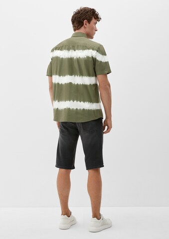 s.Oliver Regular fit Button Up Shirt in Green