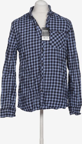 ARMEDANGELS Button Up Shirt in L in Blue: front