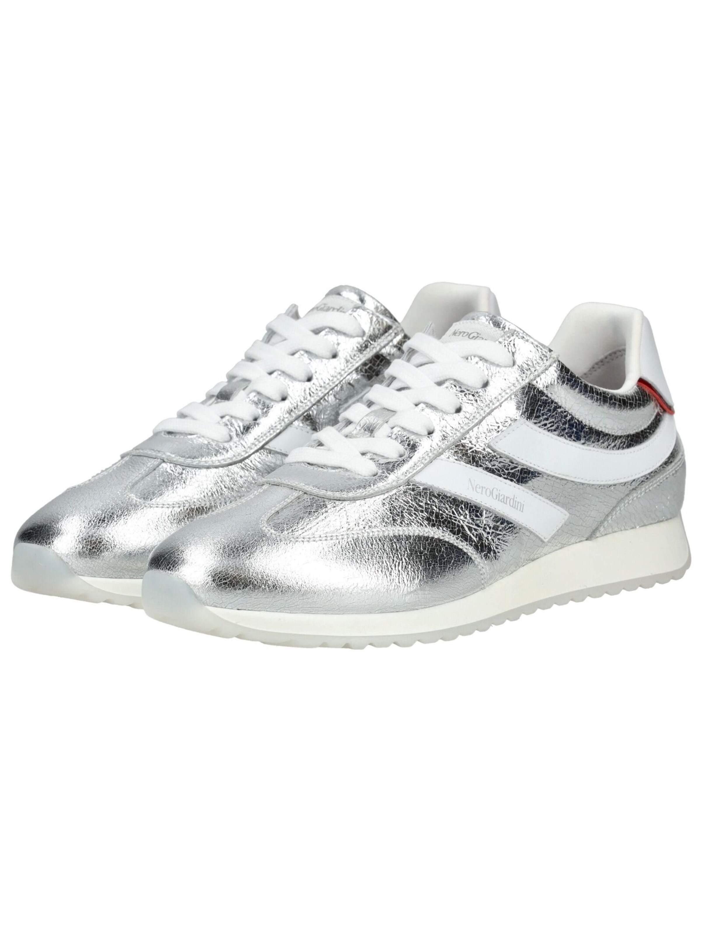 Nero Giardini Platform trainers in Silver