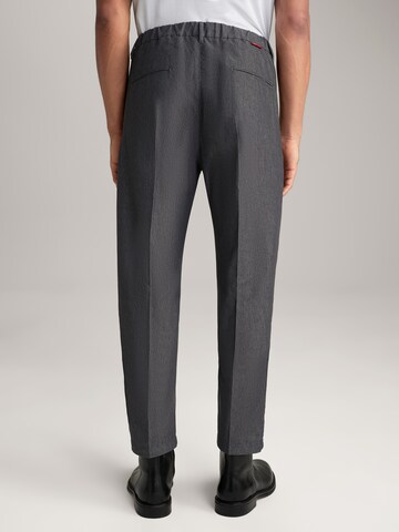 JOOP! Jeans Tapered Trousers with creases 'Lead' in Grey